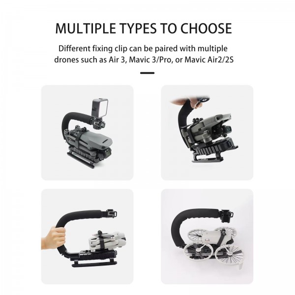 For DJI Air 2 / Air 2S CQT  U-shape Handheld Stabilizer Kit For Cinematic Shots, Wedding Videography & Daily Vlogging