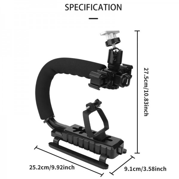 For DJI Air 2 / Air 2S CQT  U-shape Handheld Stabilizer Kit For Cinematic Shots, Wedding Videography & Daily Vlogging