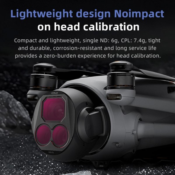 For DJI Mavic 4 Pro STARTRC 4 in 1 CPL ND8 ND32 ND64 Lens Filter Kit