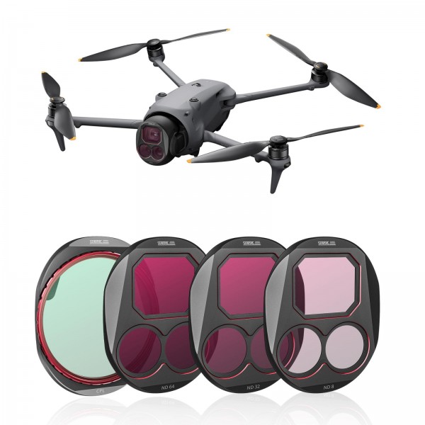 For DJI Mavic 4 Pro STARTRC 4 in 1 CPL ND8 ND32 ND64 Lens Filter Kit