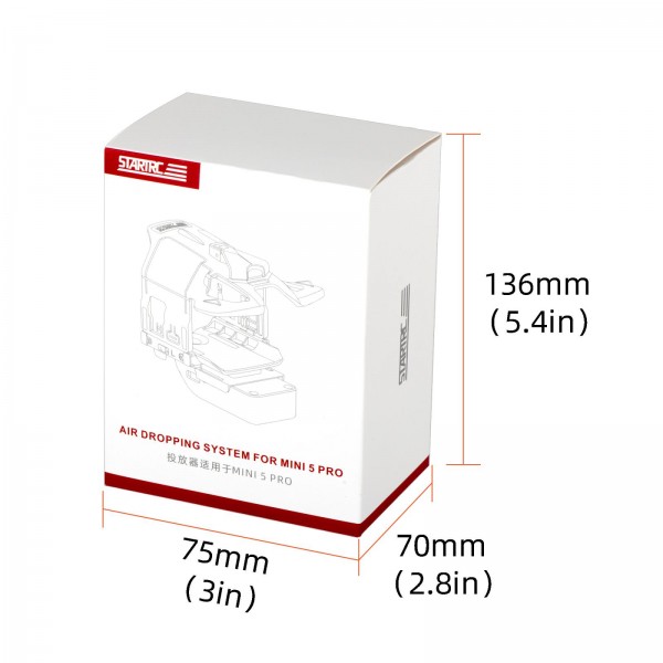 For DJI Mini 5 Pro STARTRC LED Light Air-Dropping System Thrower Parabolic (Grey)