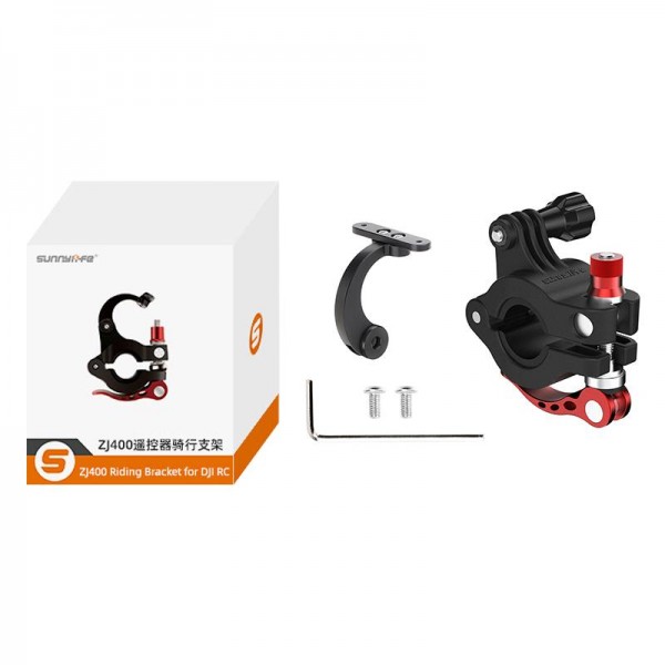 For DJI RC2 Sunnylife Remote Control Shooting Camera Bicycle Clip Mount (Black)