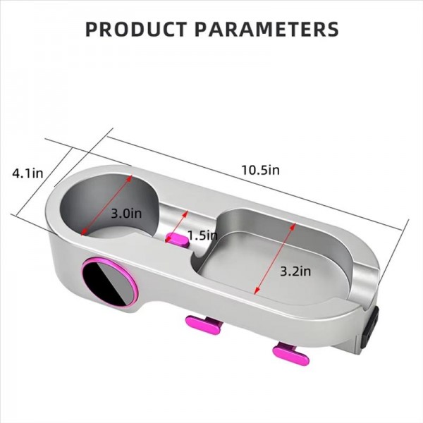 For Dyson Hair Dryer Wall-Mounted Holder With Hand-Drying, Temperature Display, Unit: Celsius, EU Plug