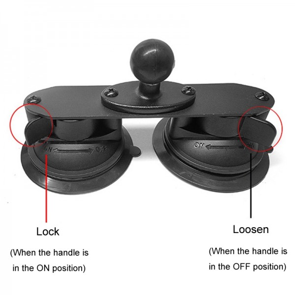 For Insta 360 ONE X / X2 / X3 / X4 Car Top Suction Cup Selfie Stick Bracket, Model: Set 1