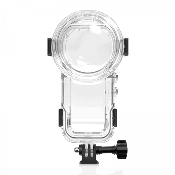 For Insta360 X5 PULUZ 60m Waterproof Sealed Diving Case (Transparent)