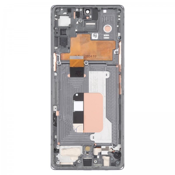 For LG Velvet 5G US Version Original LCD Screen Digitizer Full Assembly with Frame (Silver)