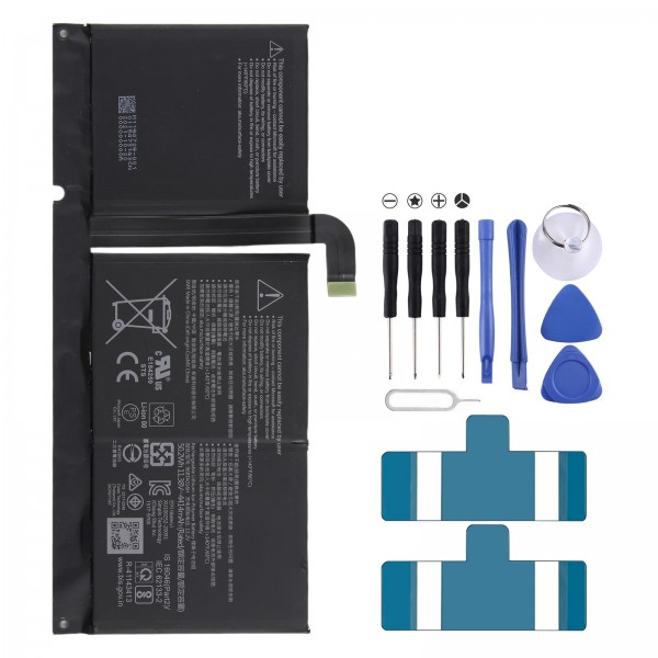 For Microsoft Surface Pro 8 1982 1983 96BTA016H/DYNC01 4414mAh Battery Replacement