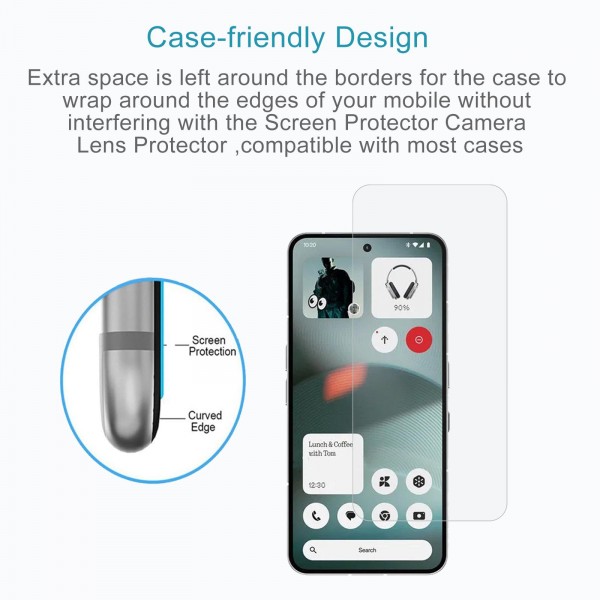 For Nothing Phone 3 50pcs 0.26mm 9H 2.5D Tempered Glass Film
