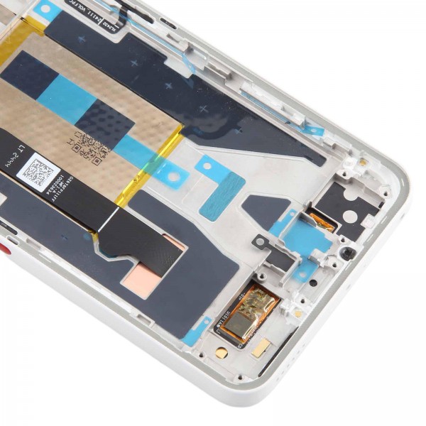 For Nothing Phone 3a A059 AMOLED Original LCD Screen Digitizer Full Assembly with Frame (White)