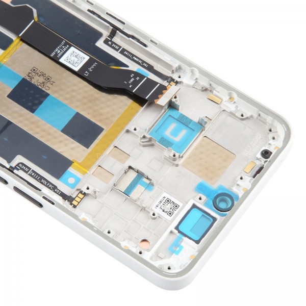 For Nothing Phone 3a A059 AMOLED Original LCD Screen Digitizer Full Assembly with Frame (White)