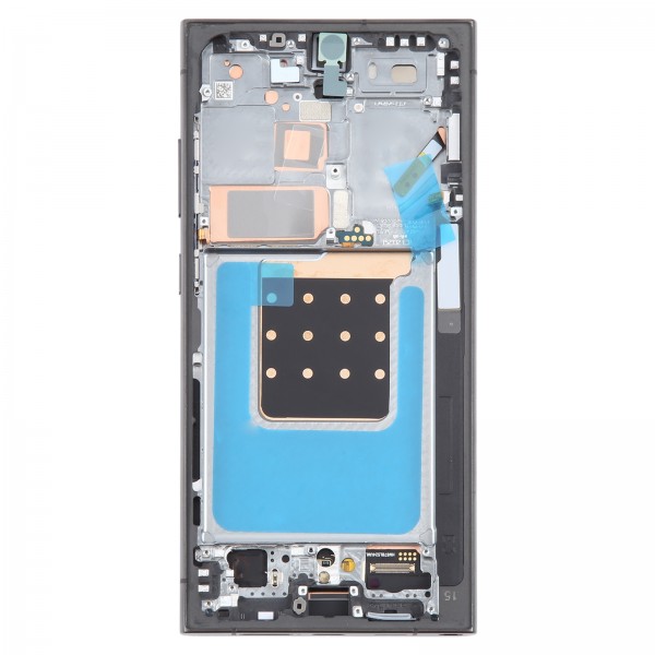 For Samsung Galaxy S24 Ultra SM-S928B 6.78 inch OLED LCD Screen Digitizer Full Assembly with Frame (Grey)
