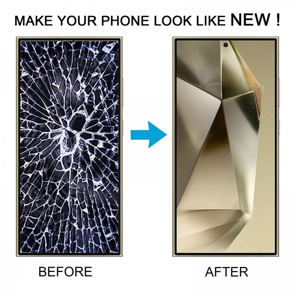 For Samsung Galaxy S24 Ultra SM-S928B 6.78 inch OLED LCD Screen Digitizer Full Assembly with Frame (Grey)