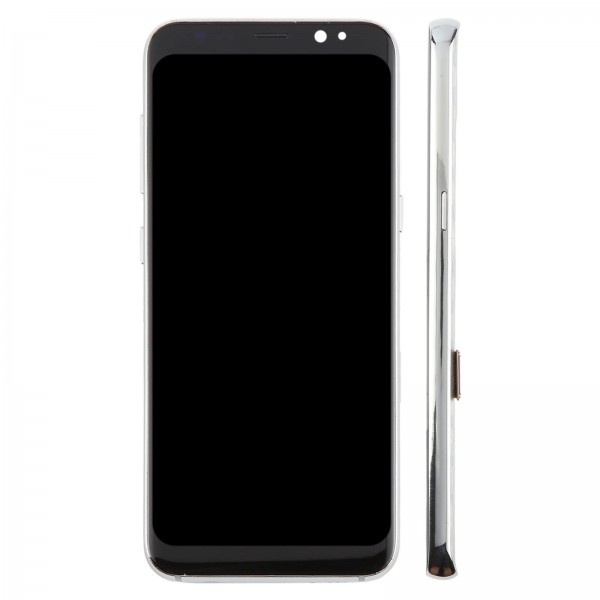 For Samsung Galaxy S8 SM-G950F 5.7 inch TFT LCD Screen Digitizer Full Assembly with Frame (Silver)