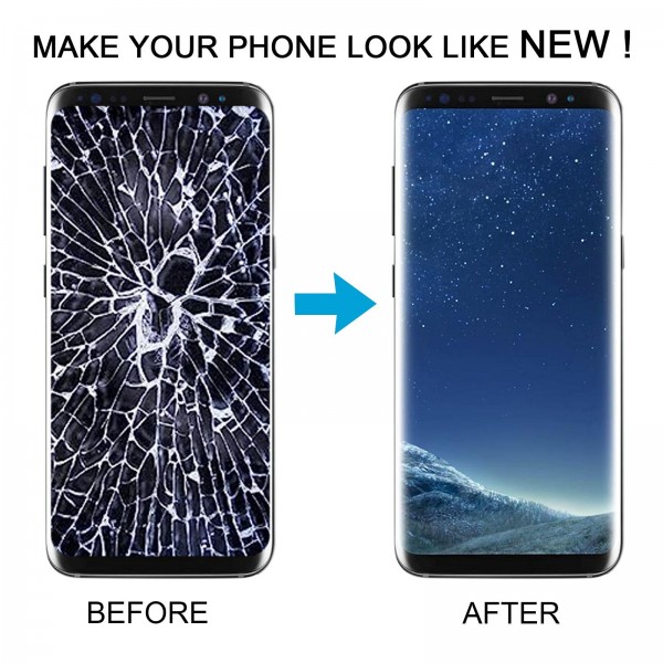 For Samsung Galaxy S8 SM-G950F 5.7 inch TFT LCD Screen Digitizer Full Assembly with Frame (Silver)