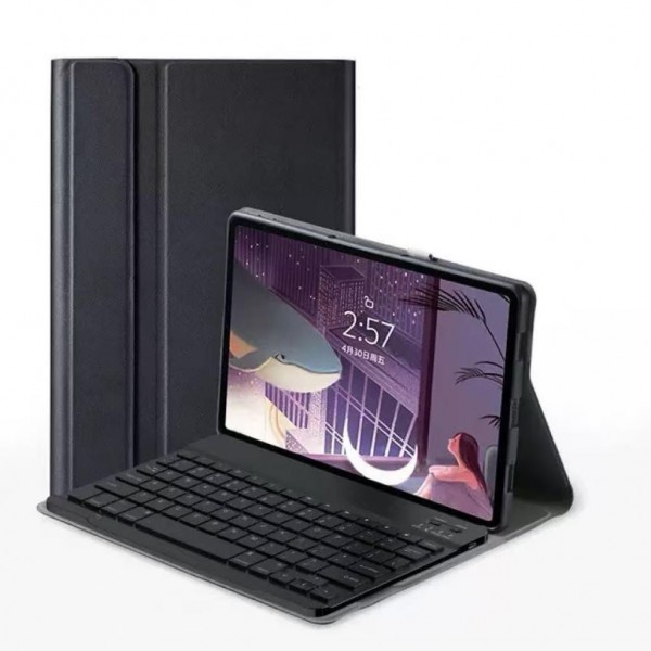 For Samsung Tab S10 FE+ 13.1 Bluetooth Keyboard Tablet Case(Black)