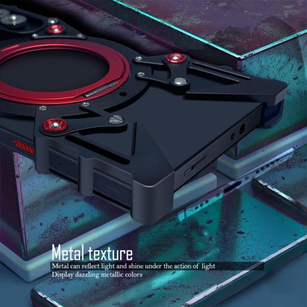 For Sony Xperia 10 VII Rotating Bracket Hollow Metal Phone Case with Lanyard(Black)