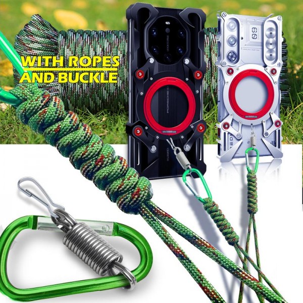 For Sony Xperia 10 VII Rotating Bracket Hollow Metal Phone Case with Lanyard(Black)