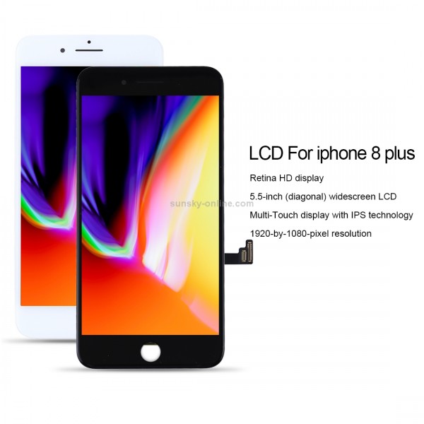 For iPhone 8 Plus Original LCD Screen (Black)
