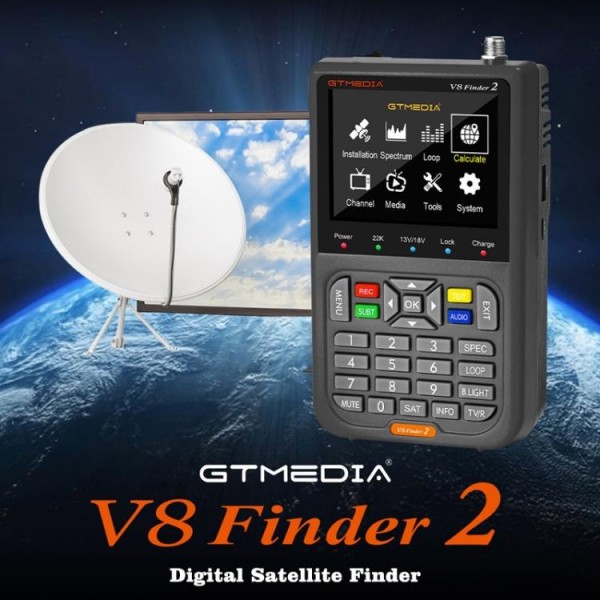 GTMedia Full HD Digital Satellite Finder With 3.5 Inch LCD Screen(With Bag)