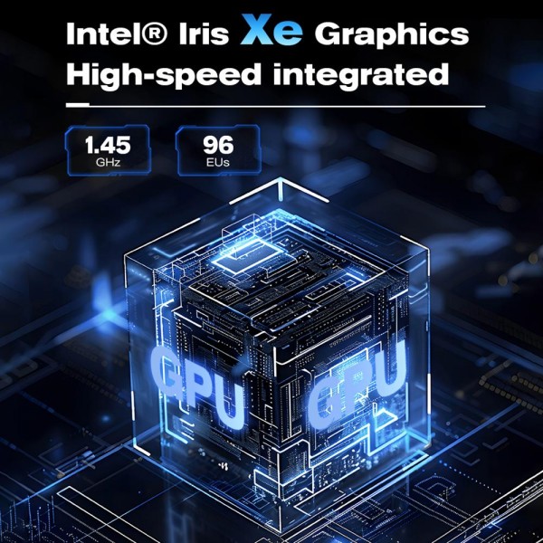 GXMO GH9 Windows 11 Mini PC, Intel Core i9 12900HK Processor, Specification:32GB+1TB(EU Plug)