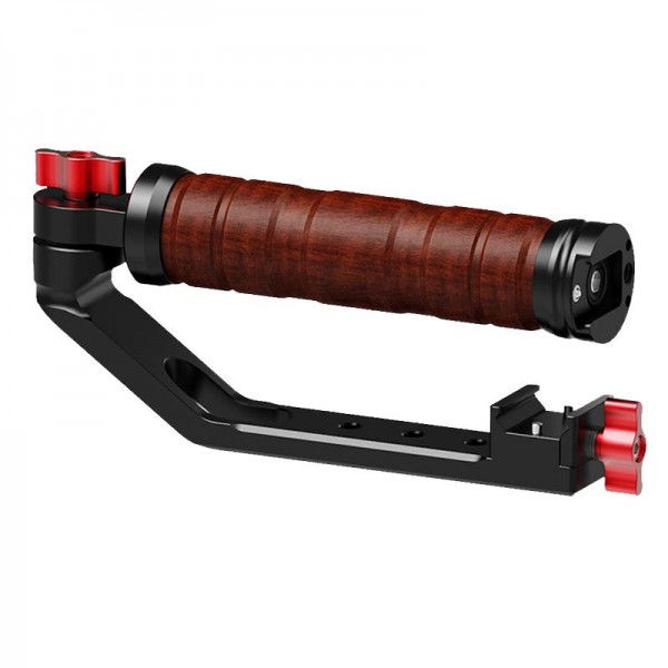 Gimbal Wooden Handle Chute Snail Gimbal Side Handle Grip,For DJI RS 4 Mini / 4 PRO / 3 / 3 Mini / 3 PRO / 2, Spec: Single Handle