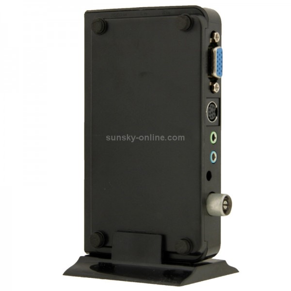 Global Mini LCD TV Receiver Box Digital Computer VGA TV Programs Tuner Receiver Dongle Monitor, Model: 775