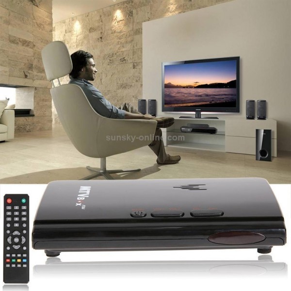 Global Mini LCD TV Receiver Box Digital Computer VGA TV Programs Tuner Receiver Dongle Monitor, Model: 775