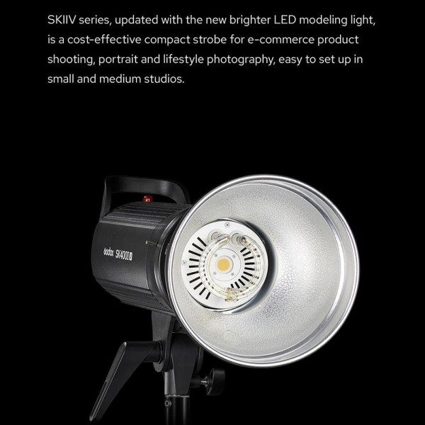 Godox SK400II-V Studio Flash Photo Light 400Ws Bowens Mount Monolight Light (AU Plug)