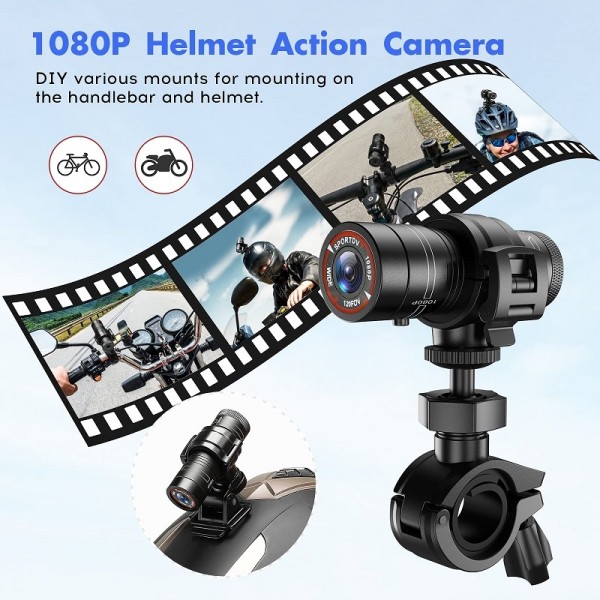H42A Outdoor Activities HD Sports Action Camera Bicycle Motorbike Helmet Camera Camcorder