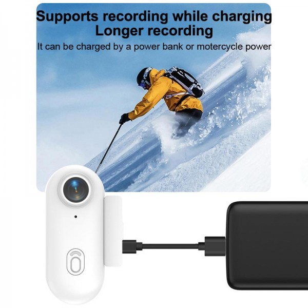 H88 4K Thumb Sports Camera Mini WiFi Camera, Specification:Simple Version(Black)