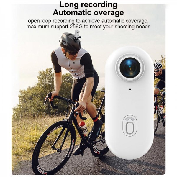 H88 4K Thumb Sports Camera Mini WiFi Camera, Specification:Simple Version(Black)