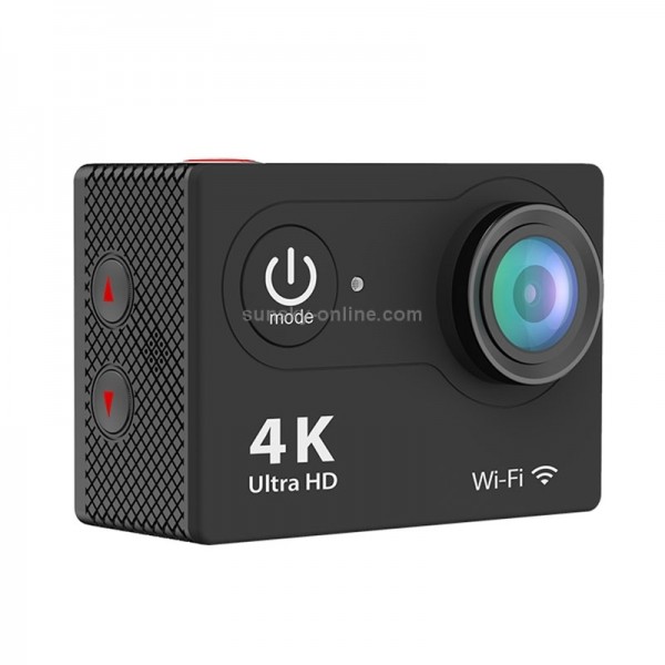 H9 4K Ultra HD1080P 12MP 2 inch LCD Screen WiFi Sports Camera, 170 Degrees Wide Angle Lens, 30m Waterproof(Black)