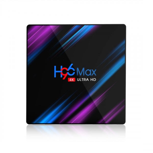 H96 Max-3318 4K Ultra HD Android TV Box with Remote Controller, Android 9.0, RK3318 Quad-Core 64bit Cortex-A53, WiFi 2.4G/5G, Bluetooth 4.0, 4GB+64GB