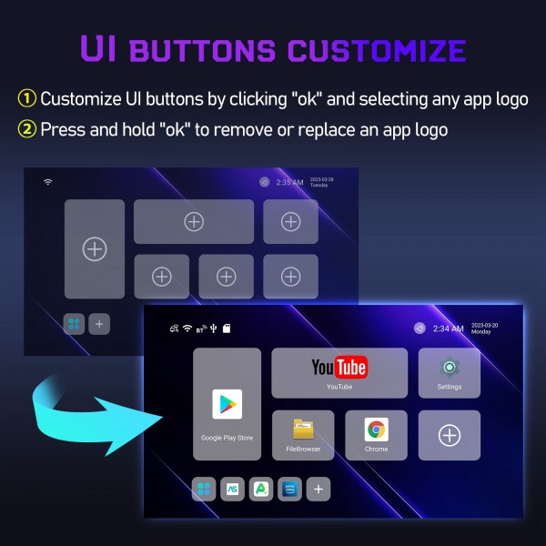 H96 Max W2 4K Ultra HD Android 11.0 Smart TV Box with Remote Control, Amlogic S905W2 Quad-Core, 4GB+64GB(AU Plug)