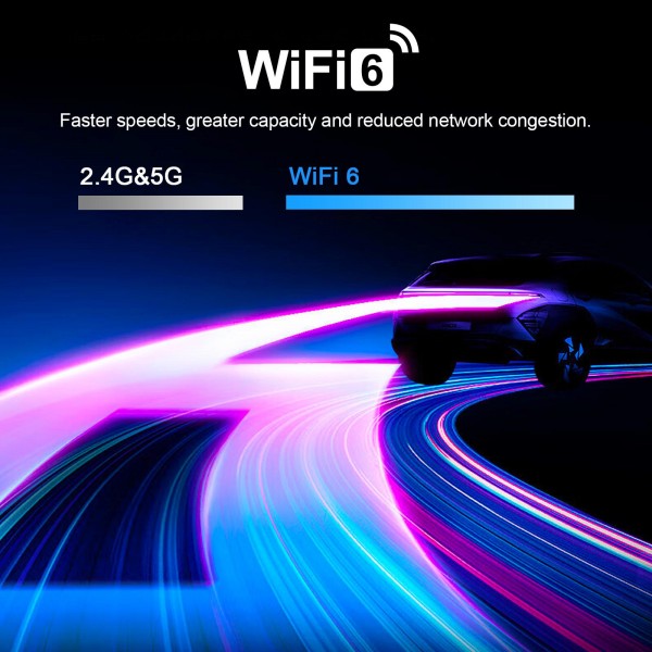 H96Max 8K UHD Android 14 Smart TV Box with Remote Control, 2GB+16GB, Allwinner H728 Octa-Core(EU Plug)