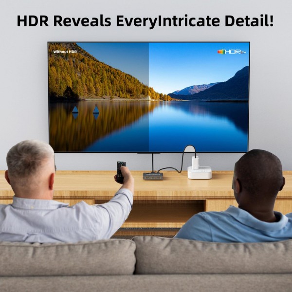 HD31 3 In 1 Out HDMI Switch 8K 60Hz / 4K 120Hz Computer HD Conversion