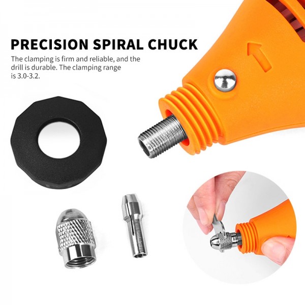 HILDA Power Grinder And Brush Sharpener Set Sharpening Tool Set, EU Plug, Model: With Soft Shaft