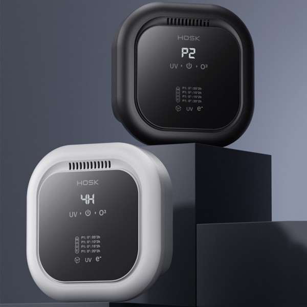 HOSK XT-01 UV Pet Air Purifier Household Deodorant Ozone Generator, Size: USB Plug(White)