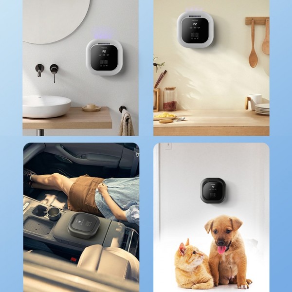 HOSK XT-01 UV Pet Air Purifier Household Deodorant Ozone Generator, Size: USB Plug(White)