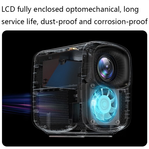 HP10 Home Keystone Correction Smart HD 4K Projector, Plug Type:US Plug(Smart Version)