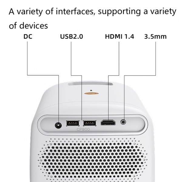 HP10 Home Keystone Correction Smart HD 4K Projector, Plug Type:US Plug(Smart Version)