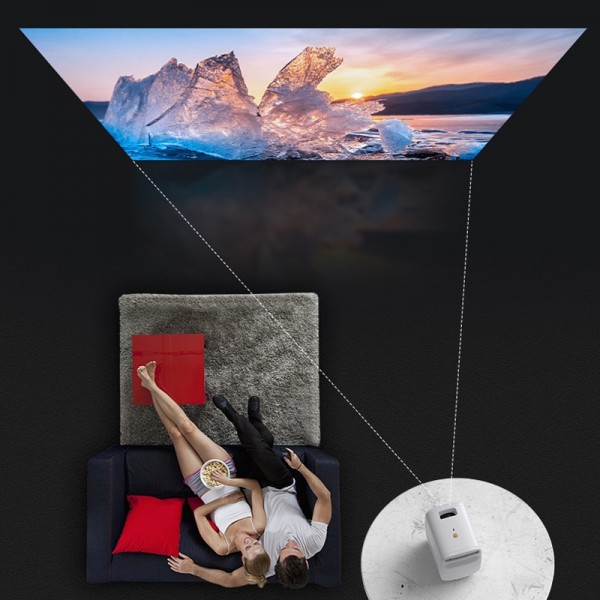 HP10 Home Keystone Correction Smart HD 4K Projector, Plug Type:US Plug(Smart Version)