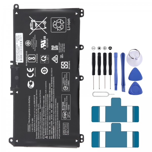 HT03XL 3470mAh Li-ion Battery For HP Pavilion 15-DA 15-DB 15-DW 15-CS 15-DY 17-by 17-CA 14-CE 14-CF 14-DF 14-DQ 14-DK L11119-855