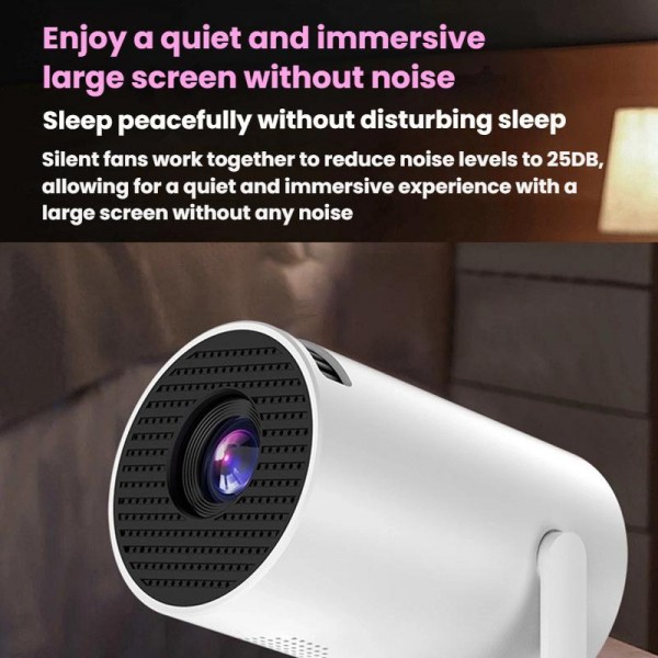 HY200 Home 1080P Projector Mini HD Smart WiFi Projector US Plug