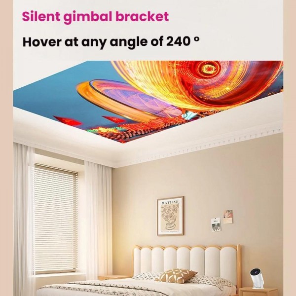 HY200 Home 1080P Projector Mini HD Smart WiFi Projector US Plug