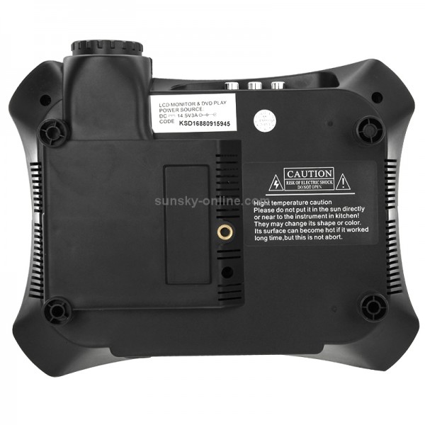 Home Theater Portable DVD Projector with TV Receiver Function (PAL / NTSC / SECAM), AV IN / OUT and Game Function, Support SD / MMC Card / USB Flash Disk(EU Plug)