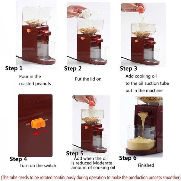 Household Electric Peanut Butter Machine Small Cooking Grinder(UK Plug)