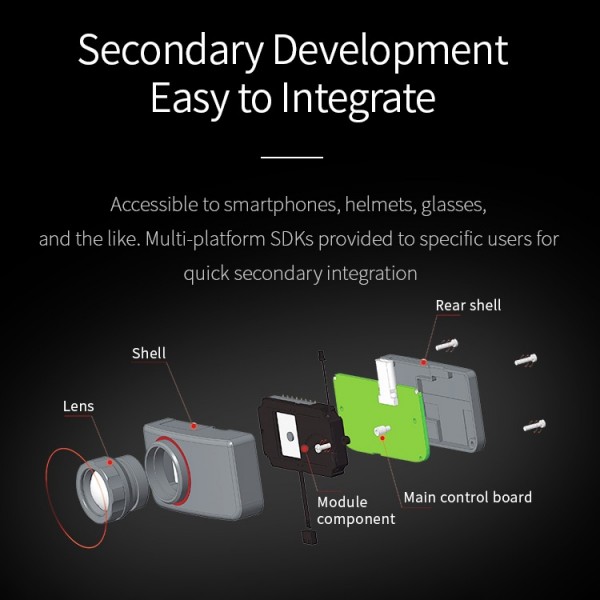 InfiRay T3 Pro Type-C Phone Infrared Thermal Imager Monocular Hunting Detector Night Vision Camera