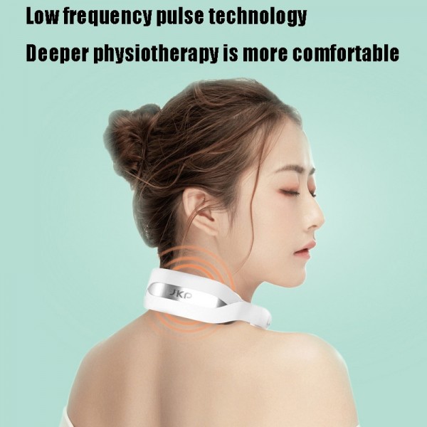JKP LG-A3 Cervical Vertebra Massager Mini Folding  Meridian Neck Protection Physiotherapy, Size: 159x129x61.5 mm(Gray)