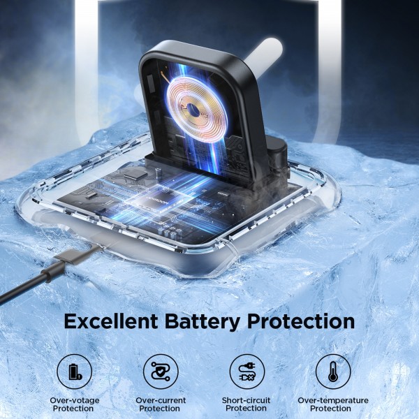 JOYROOM JR-WQW02 For Samsung Portable Watch Wireless Charger(Black)